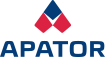 Logo Apator - producenta wodomierzy, przepływomierzy, ciepłomierzy